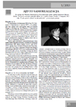 The first side of the article in the AJD's bulletin – Res Academicae (1/2013)