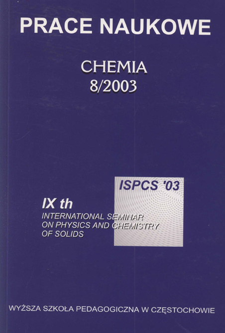 Chemistry Environment Biotechnology 2003