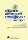 Chemistry Environment Biotechnology 2013